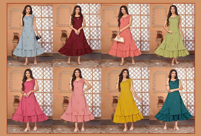 Beauty Queen New Pranjul Heavy Designer Ethnic Wear Anarkali Kurti Collection